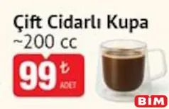 ÇİFT CİDARLI KUPA 200 CC